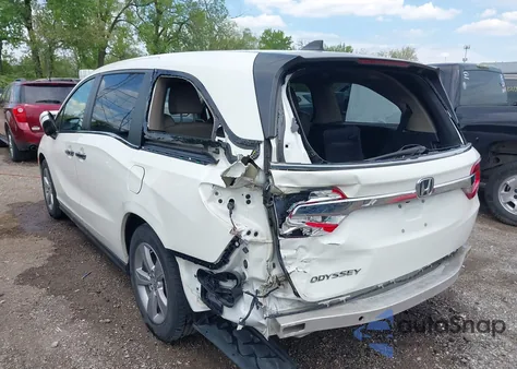 2019 Honda Odyssey Ex-L z USA, uszkodzony, nr VIN 5FNRL6H71KB081808